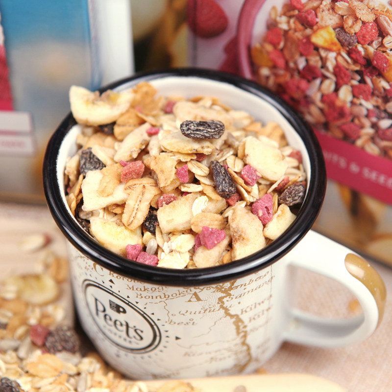 瑞典进口 AXA 爱西爱  45%水果坚果即食谷物燕麦片 700g 天猫优惠券折后￥9.9包邮（￥39.9-30​）浆果水果仁燕麦即食谷物燕麦片680g可选