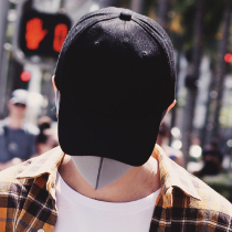 Idol practice raw Cai Xu Kun Tongtong Hat Pure Color Black Baseball Cap Sunhat Sunhat Korean Version Chic Hat Woman