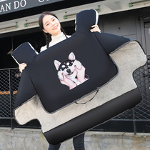 Windshield is electric motorcycle winter windshield plus velvet thickening and enlarged leg stop waterproof and warm battery tricycle