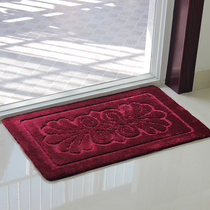 Huido entrance carpet bedroom living room floor mat European-style doormat entrance door American absorbent solid color Chinese Classical