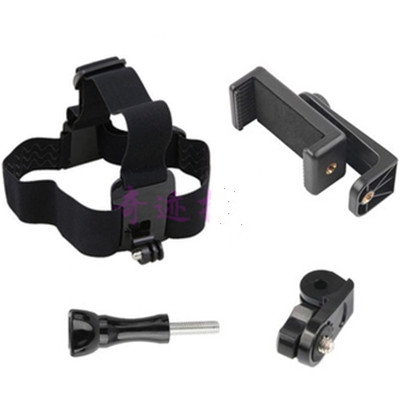 Wearing mobile phone fixed shooting bracket multifunction film live video clip mobile phone head with buckle type accessory