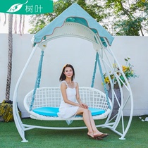 Outdoor Outdoor Rocking Chair Autumn CourtyUp Adult Double Hanging Household Garden Balcony Aluminum Alloy Swing