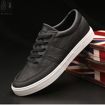 Boomer Men Shoes 2022 Summer New Genuine Leather Men Casual Shoes Breathable Yingren Leather Shoes Han Prints 100 Hitch Low Help Shoes