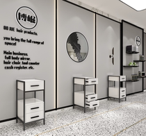 Barber tool cabinet beauty salon hair salon special perm dyeing tool storage cabinet simple household bedside table