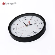 Iyangar Life daily necessities new commemorative master inheritance classic yoga wall clock yoga studio wall clock
