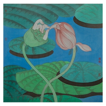 Xian Meiyuan Shao also originally made clear and clear ambiguous work pen recolour mineral color living room Xuanguan decorative painting