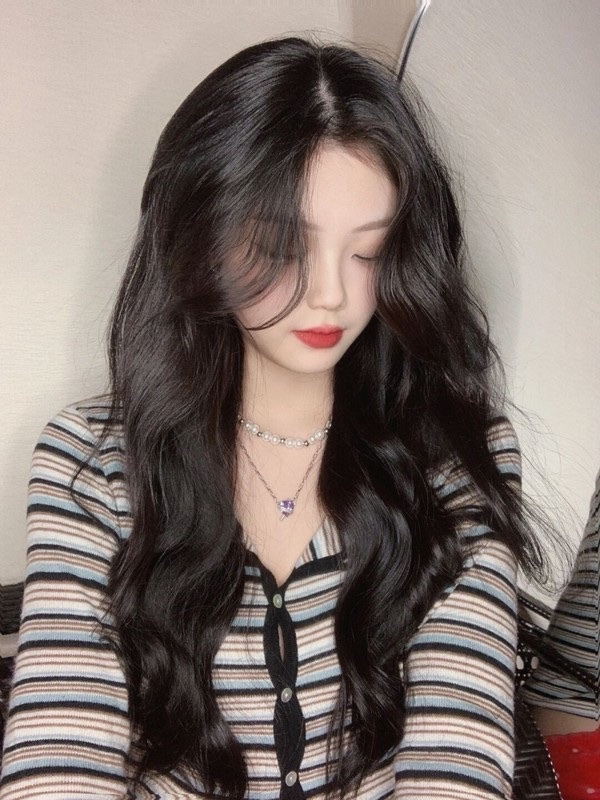 真我整顶全头套假发 大波浪卷发自然蓬松 蕾丝无痕隐形不露边 真发材质可烫染造型