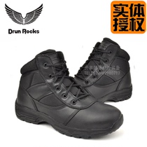 Jun Locke D13608 cowhide boots male Low-help tactical boots outdoor sports combat boots land combat flying boots