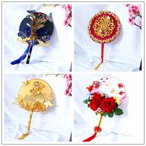 Exhibition New products Chinese Wedding Bride ancient Vintage Vintage Retro Gorgeous Ancient Fan Shadow photo walking show Accessories Accessories