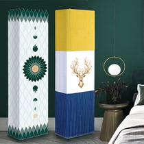 Air Conditioning Dust Cover All-bag Elastic Universal Vertical Grid Force Beauty Haier Cabinet Air Conditioning Protective Sheath Nordic Cloth Art