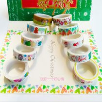 Japan and paper adhesive tapes Original hand creations This creative hand rips without marks and cartoon decoration DIY colored adhesive tape stickers