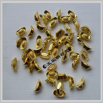 Taoism supplies Buddhist Supplies Dharma Tools Fortune Collection Change Feng Shui Alloy Gold Ingot