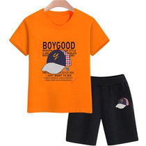 Big boy mens cotton suit fat childrens clothing boys plus fat increase 9 fat childrens short sleeves t12 cotton summer tide 15 years old