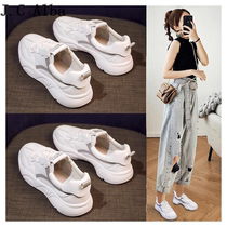 Niche shoes design sense board shoes leather white shoes womens 2022 winter season new all-match sports ins hot style
