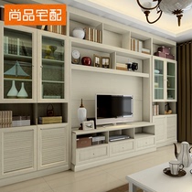 Shangpin home delivery restaurant whole house furniture cabinet Multi-function TV cabinet Dining side cabinet Custom-made whole wall