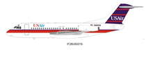 Inflight 1:200 aircraft model alloy US Airways Fokker Fokker F-28 N493US