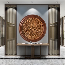 Zhou Xianrong Poly Regu Truong Crane Round East Yang Wood Carving Classical Pure Hand Laminated Sculpture Chinese Home Residence Ornament Collection