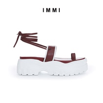 (Designer brand IMMI)8cm thick soled strap leisure sports Daddy sandals 191SH008L