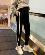 Pregnant Woman Pants Spring Autumn Outwear 2022 New Bunch Feet Kharen Pants Tennis Red Spring Sports Pants Woman Big Code Spring Pants