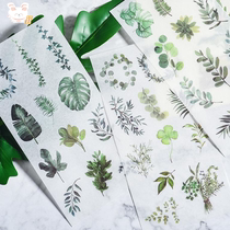 Handbook sticker set a set of hand-painted creative transparent cute decorative stickers decorative tape