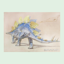 Current art empty mountain base limits dinosaur poster 2 trend art fidelity collection spot