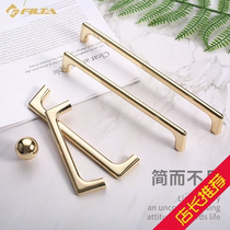 Nordic Golden Cabinet Small Handle Light Lavish Wardrobe K Gold Doorknob American Drawer European Style Cabinet Golden Handle