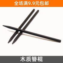 Heat shrinkable sheet diy Wood hairpin hairpin round wood hairpin accessories handmade jewelry material