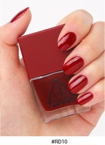 Korean nail polish big red wine red wine long lasting good color fairy quick dry