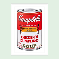 Trend Art Andy Warhol < gold treasure soup cans 11 58 > Silk screen prints Pareal spot