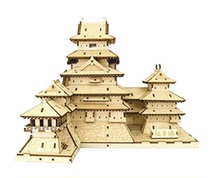 Day edition of the new edition of the Kigumi Wooden Jigsaw Puzzle-Matsumoto City