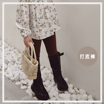 Girls leggings wear childrens clothing pants autumn and winter Korean trousers casual foreign atmosphere Joker thin girl warm