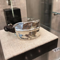 Spanish Artisanal Tide Card UNOde50 Leaf Bull Leather Bracelet Feather Bracelet Artisanal and European INS Fashion