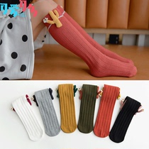 Childrens socks Spring and Autumn Girls in Skin Socks Simply Korean Ocean Strip Lovely Stack Socks Baby Stockings Tide