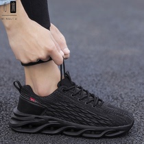 Mens shoes spring 2022 new Korean version net face light casual breathable deodorant 100 hitch ride with a running tide shoe