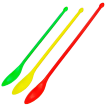 Free invoicing plastic medicine spoon 3 sets of laboratory solid reagent digging sample double head medicine spoon small particle sampling plastic spoon Powder sampling spoon