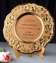 Set to make irregular metal copper disc Business Souvenir Tin Pan Zinc Alloy Medal for Authorised Disc Bronze Trophy