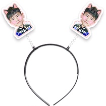 Zhang Jie 2019 not LIVE three-dimensional spring headband hair accessories hair hoop should be customized by the surrounding custom-made shaking sound same model