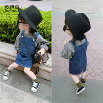 Girls girls baby dress cowboys dress girl baby dress 0 children summer dress 2 ocean gas 3 years old