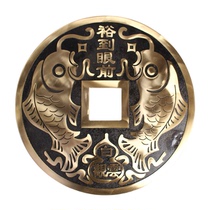 Copper coins Custom Eastern Jin temples Lingshun Temple Queens use pure copper coins antique made of old electroplating stamping and making coins