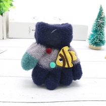 Baby gloves winter 0-1-2 years old 3 infant boy boy girl child cute cartoon warm five finger thin