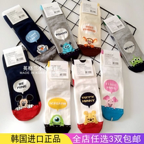 Imported South Korea Dongdaemun animation cute cartoon socks spring summer autumn and winter cotton tide ins women socks