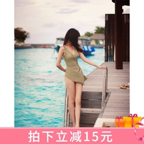 TerryBBGO new Japanese sexy bikini swimsuit womens one-piece skirt bathing loose swimsuit ins