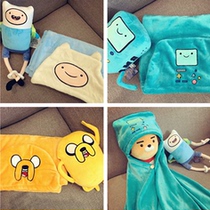 1 piece) cartoon cartoon comic even cap cloak air conditioning shawl warm blanket plush paparazzi