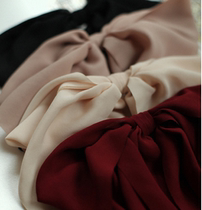 Small meatballs Korea official website milkcocoa sweet princess chiffon big bow hairpin