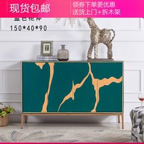 American light extravaganza Luxurious Closing Cabinet Shoes Cabinet Integrated Into Door Living Room Door Hall Hall Hall Storage Decorative Cabinet Modern Dining Side Cabinet Leaning Against Wall