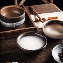 Japanese rice bowl fruit dish thick and thick 5 inch ceramic bowl dressing dish dessert bowl seasoning Bowl