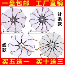 Flap hook Plate hook Bran cake clip cake eight claw hook Sea rod throwing rod string hook Explosion hook Fish hook ring clip cake hook New