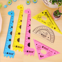 Creative primary school student prizes Cute ruler stationery set Childrens gifts School supplies Kindergarten gift wholesale