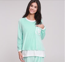 Joanija pregnant woman sleepwear velvet suit with postpartum outlay breast-feeding suit soft and intimate full cotton comfort