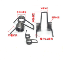 Non-standard customization machining large torque spring 10mm stainless steel 304 forming bending 180° carbon steel high quality fine